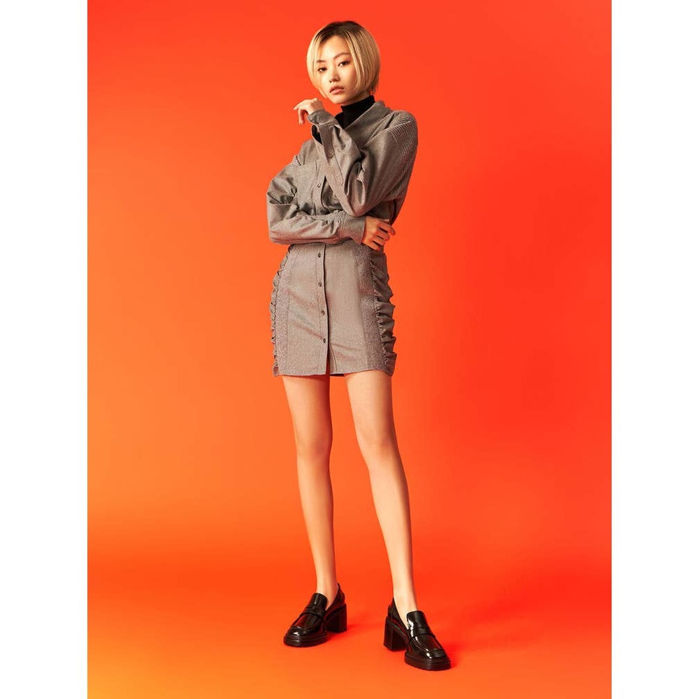 Charles & Keith Black Penny Loafer Pumps Gem